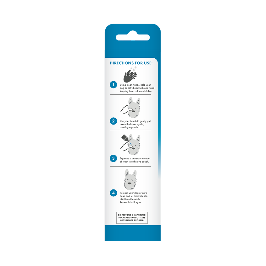 TropiClean HomeVet Soothing Eye Wash, 4-oz image number null