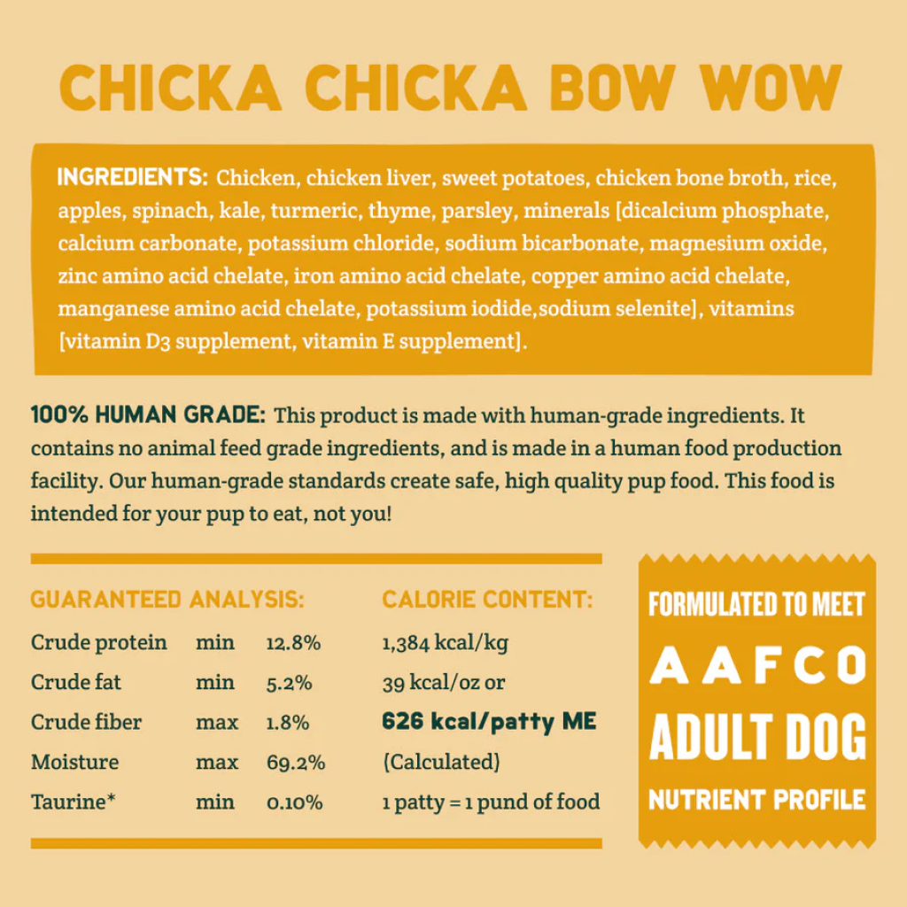 FROZEN A Pup Above Chicka Chicka Bow Wow (Gently Cooked), 3-lb image number null