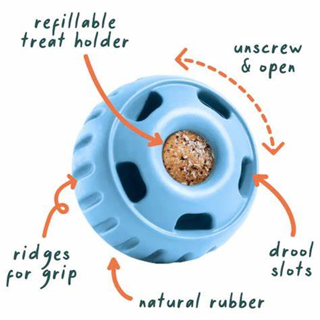 Woof Blue Pupsicle Long-Lasting Interactive Toy for Dogs, Extra Large image number null