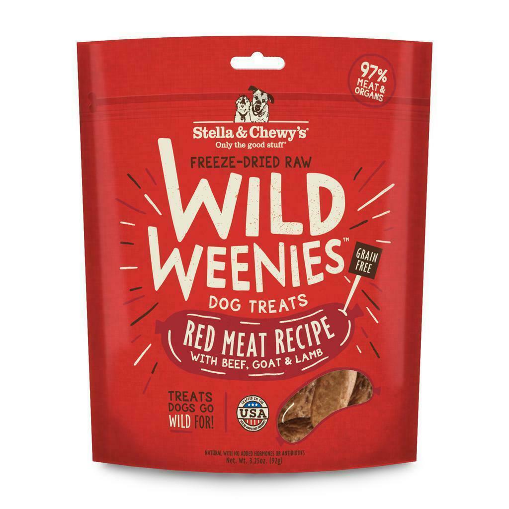 Stella & Chewy's Freeze-Dried Raw Red Meat Wild Weenies Dog Treats, 3.25-oz image number null