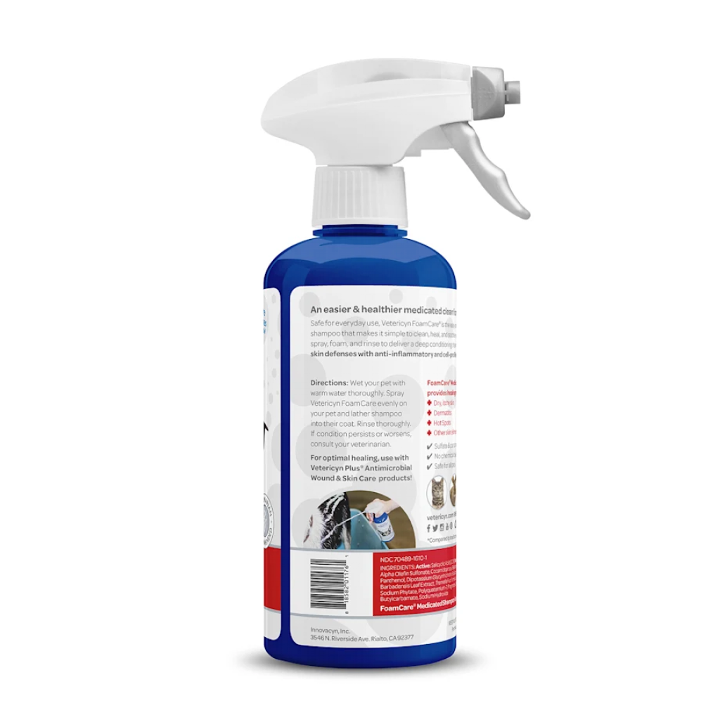 Vetericyn foamcare medicated shampoo new arrivals