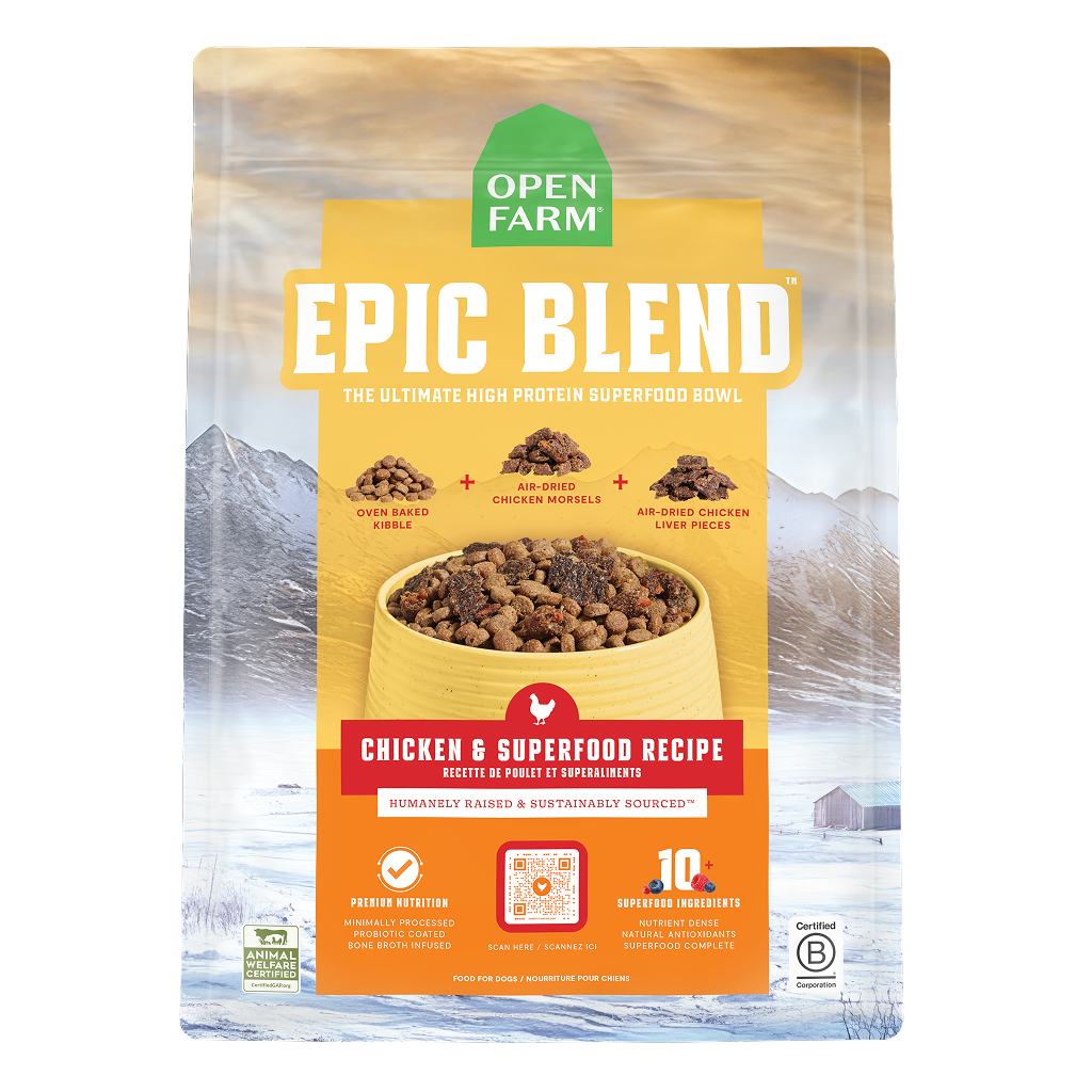 Open Farm Epic Blend Chicken & Superfood Recipe, 18-lb image number null