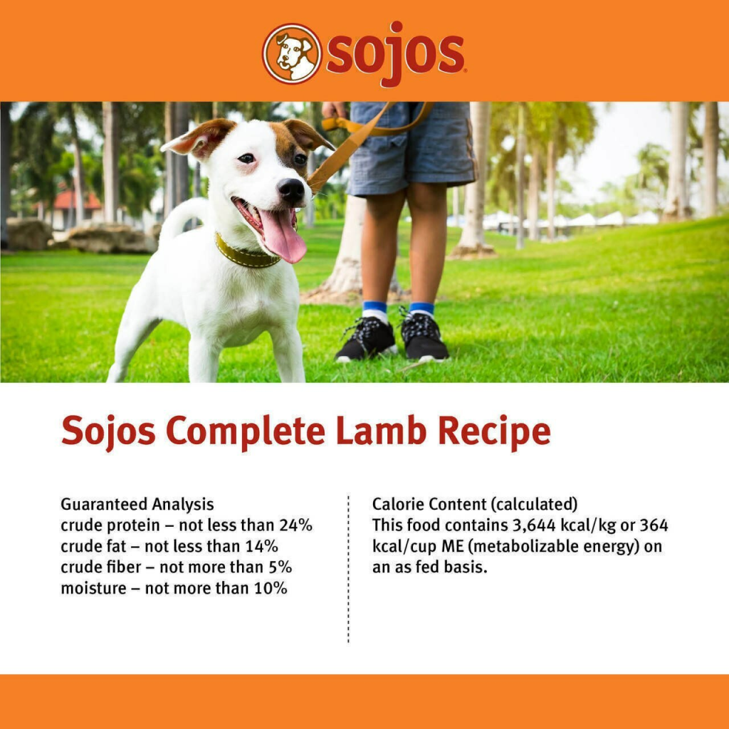 Sojos Complete Adult Dog Food - Lamb image number null