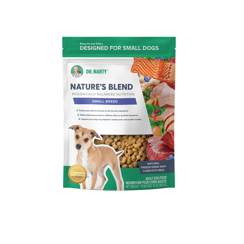 Dr. Marty Nature's Blend Small Breed Freeze Dried Raw Dog Food, 16-oz image number null