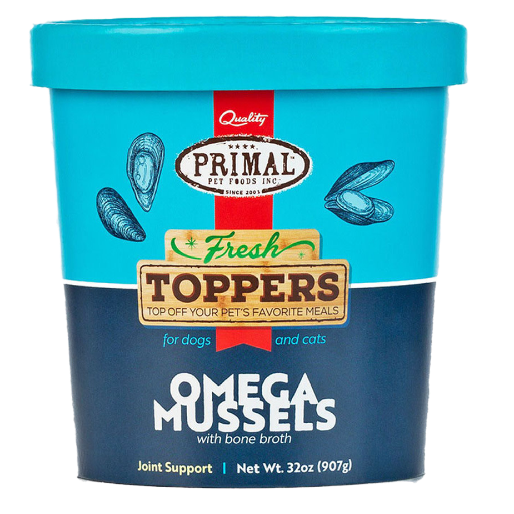 Frozen Fresh Toppers – Omega Mussels 32-oz image number null