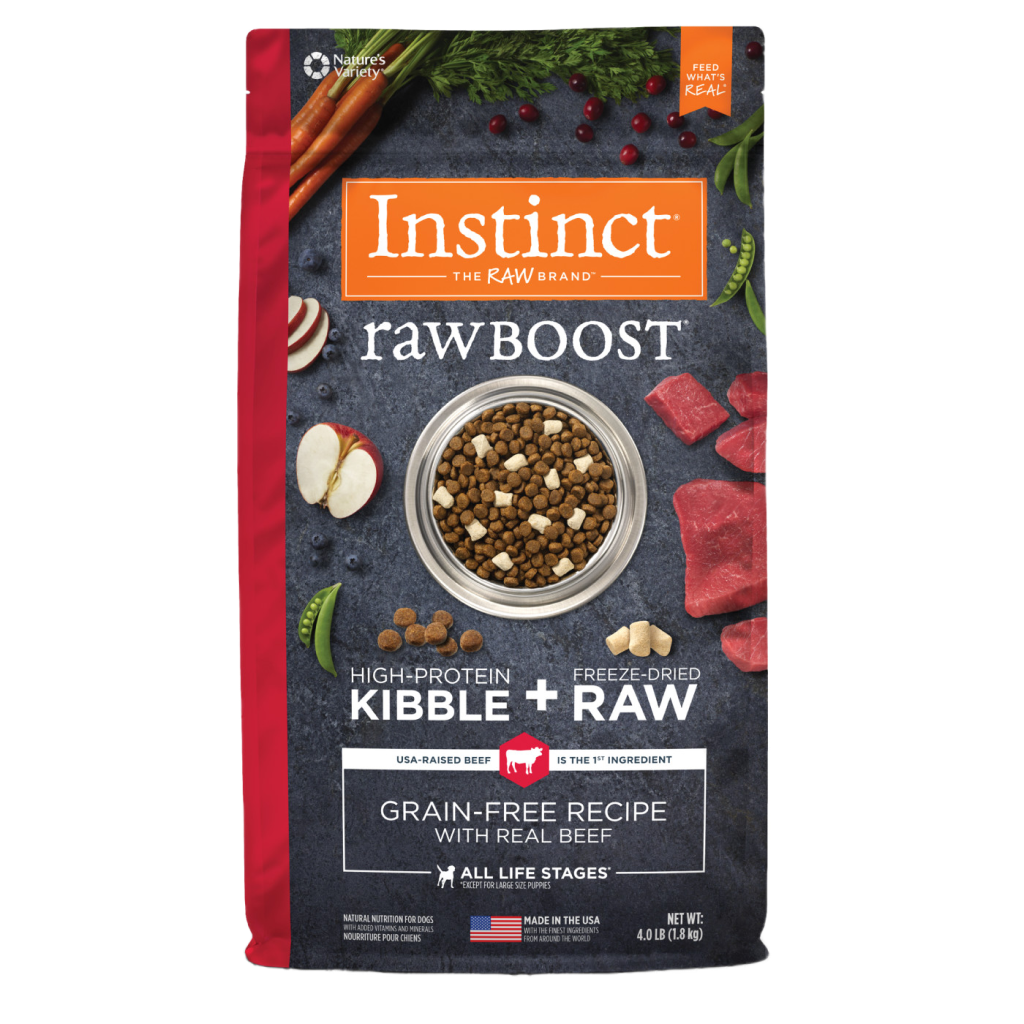 Instinct Raw Boost Grain-Free Recipe With Real Beef Dry Dog Food image number null