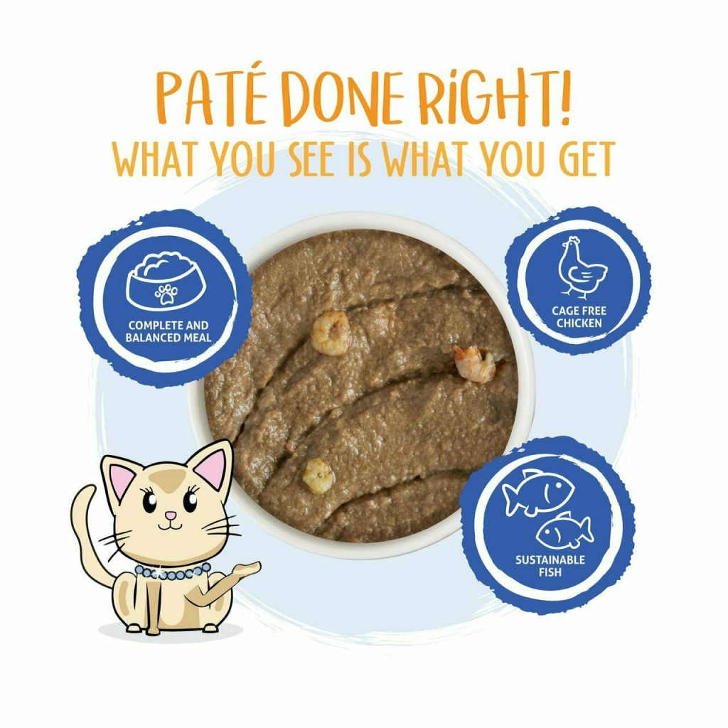 Weruva Classic Cat Pate, Meows N' Holler Purramid With Chicken & Shrimp image number null