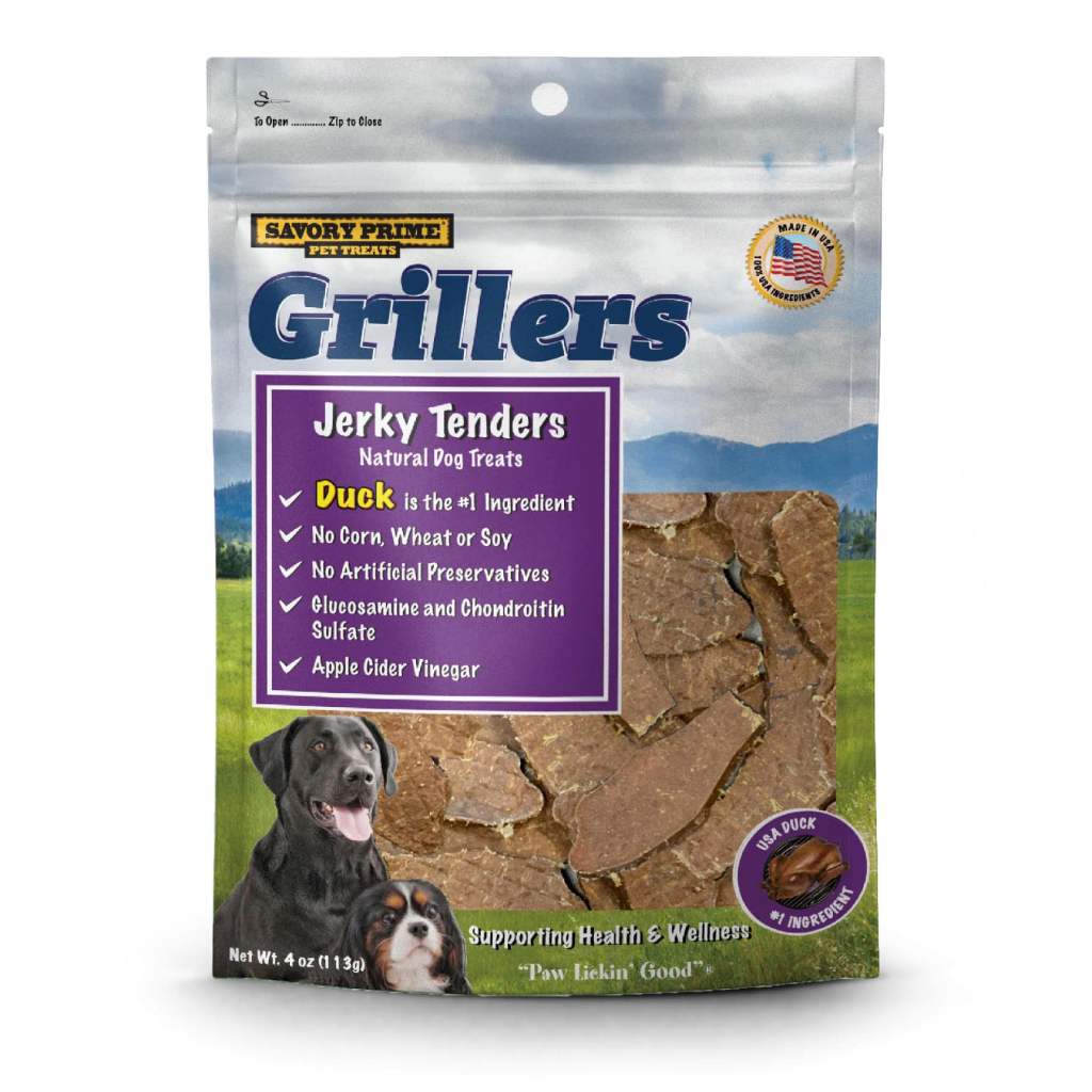 Savory Prime Grillers Duck Tenders Dog Treat Savory Prime Grillers Duck Tenders Dog Treat