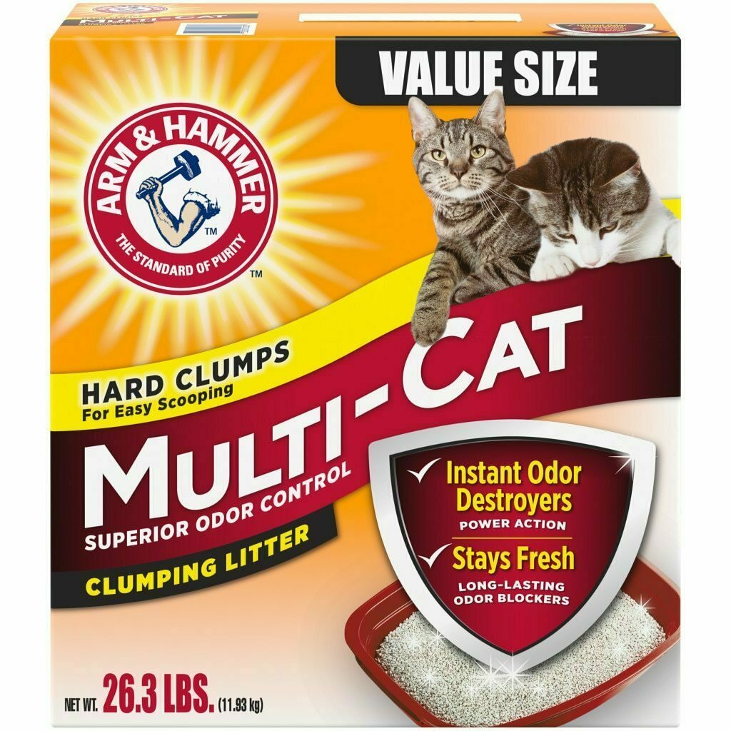 Arm & Hammer Multi-Cat Superior Odor Control Clumping Litter image number null