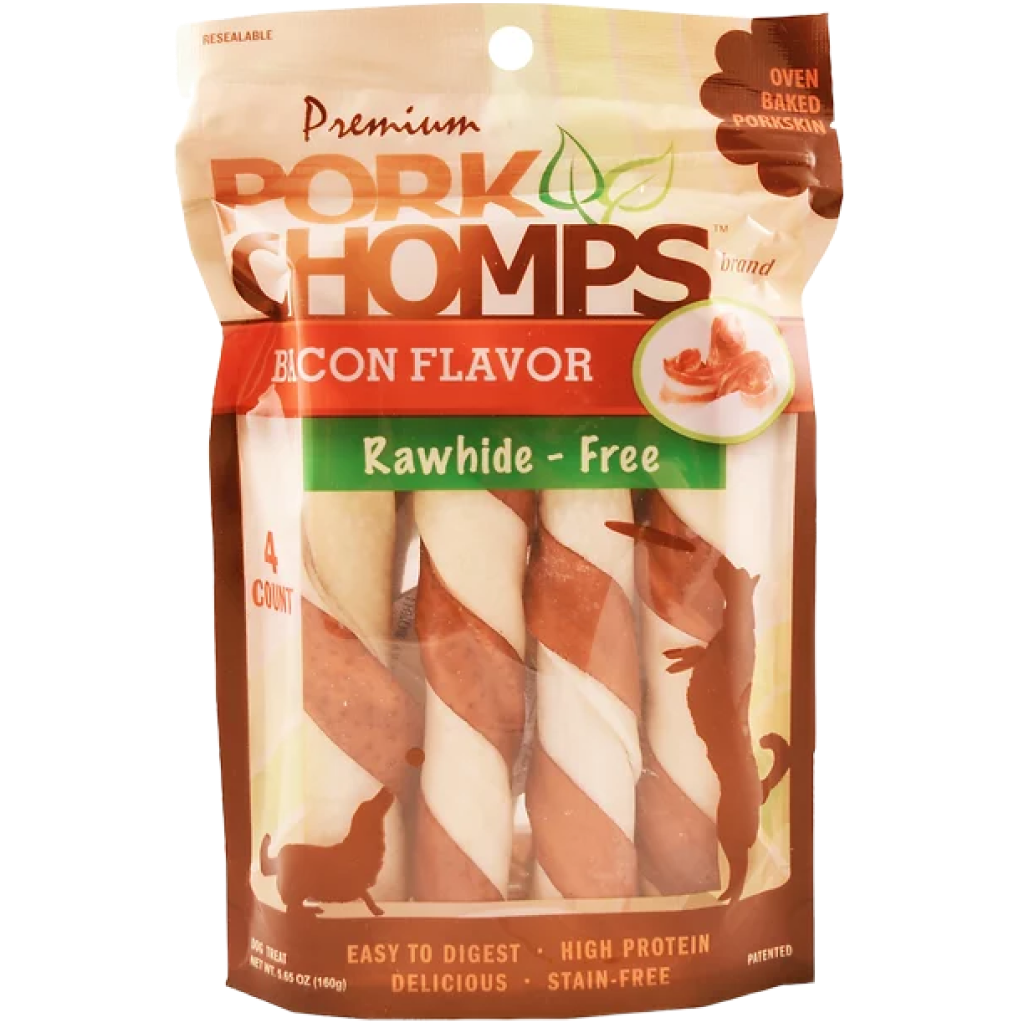 Premium pork chomps bacon flavor hot sale
