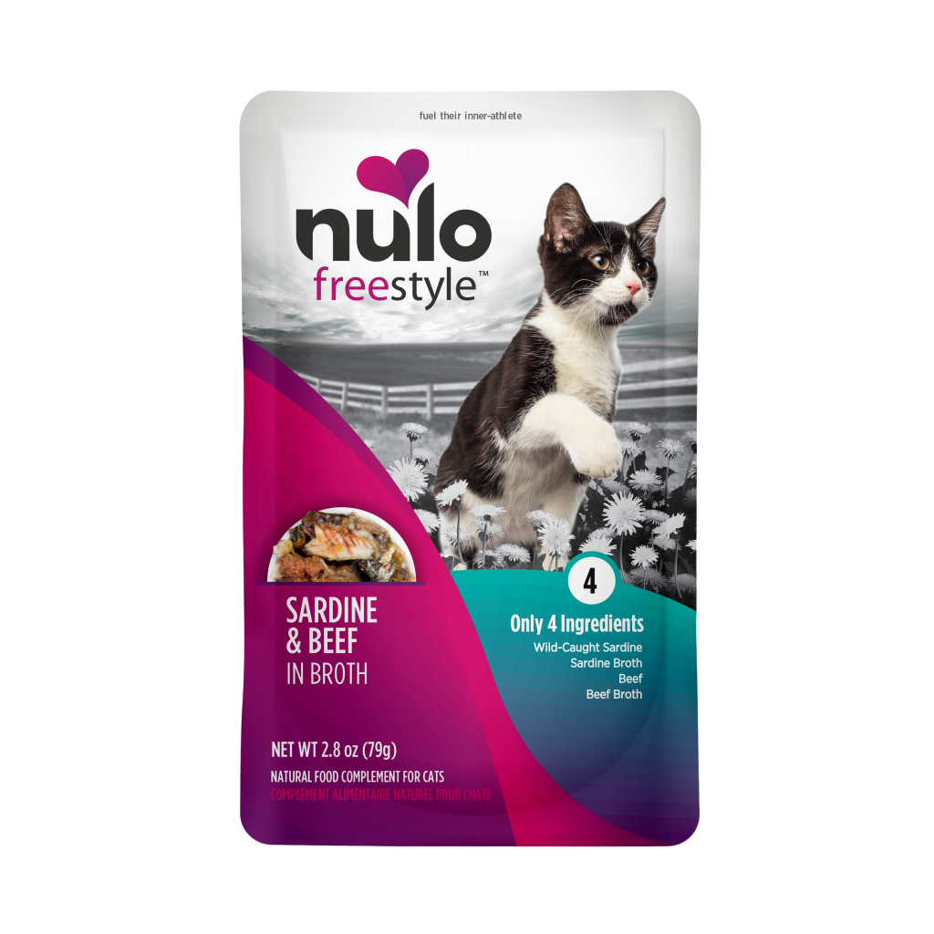 Nulo FreeStyle Cat Sardine & Beef in Broth Pouch, 2.8-oz image number null
