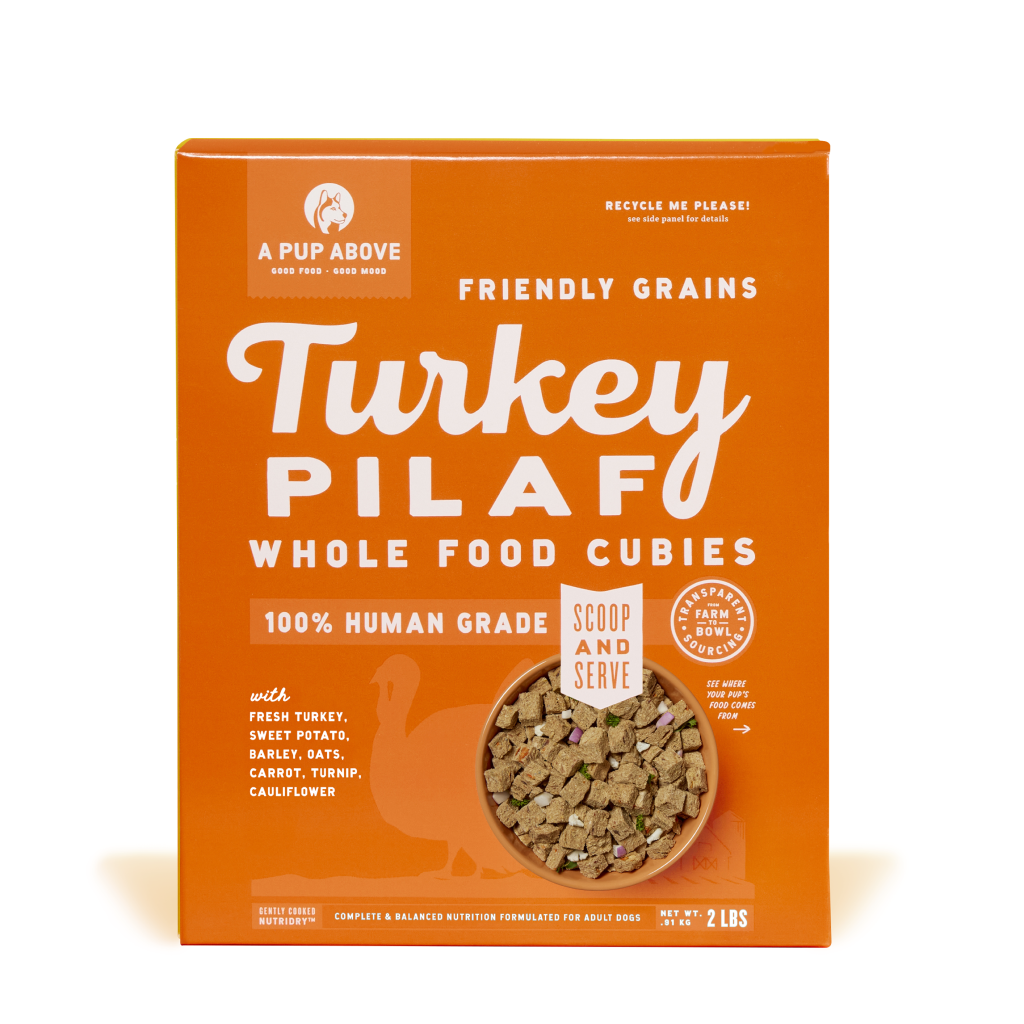 A Pup Above Air-Dried Turkey Pilaf Cubies, 2-lb image number null