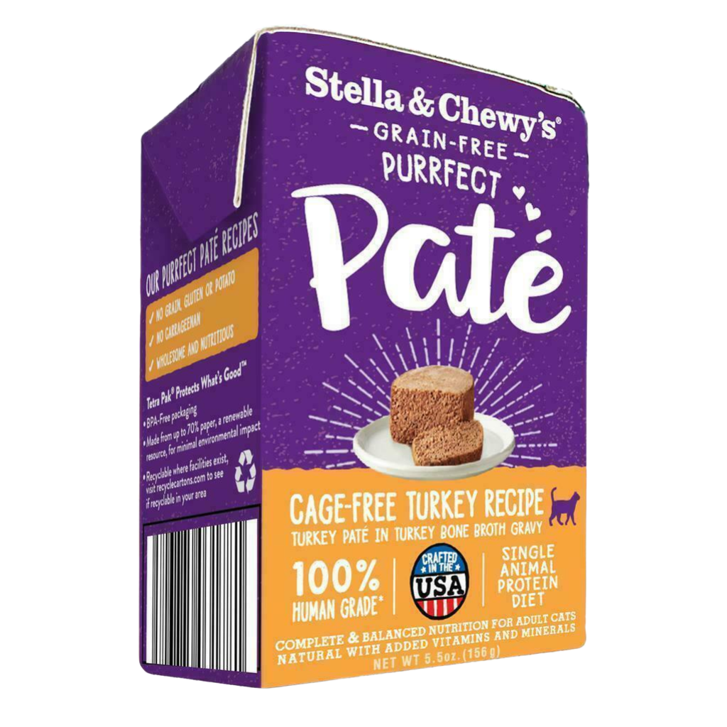 Stella & Chewy's Cat Purrfect Pate, Cage Free Turkey Recipe, 5.5-oz image number null