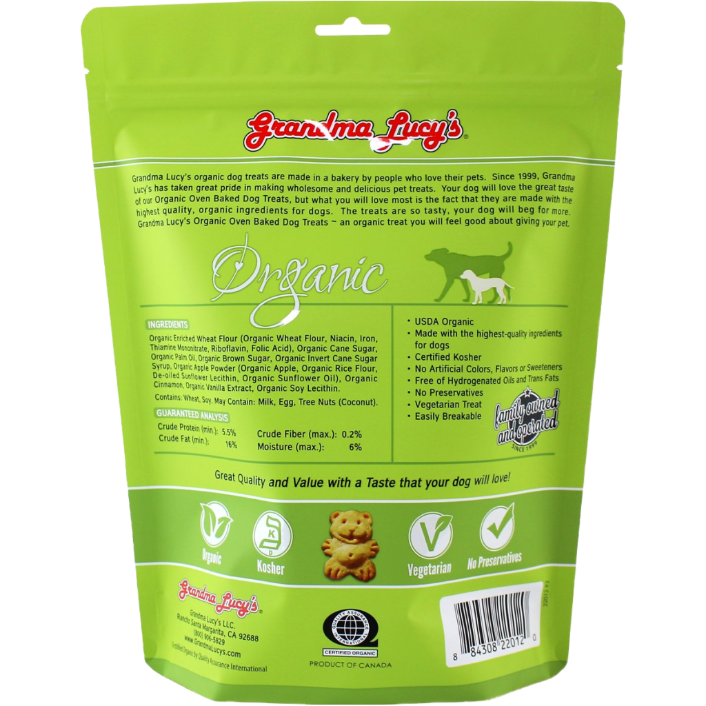 Organic Baked Dog Treats - Apple - 14-oz image number null