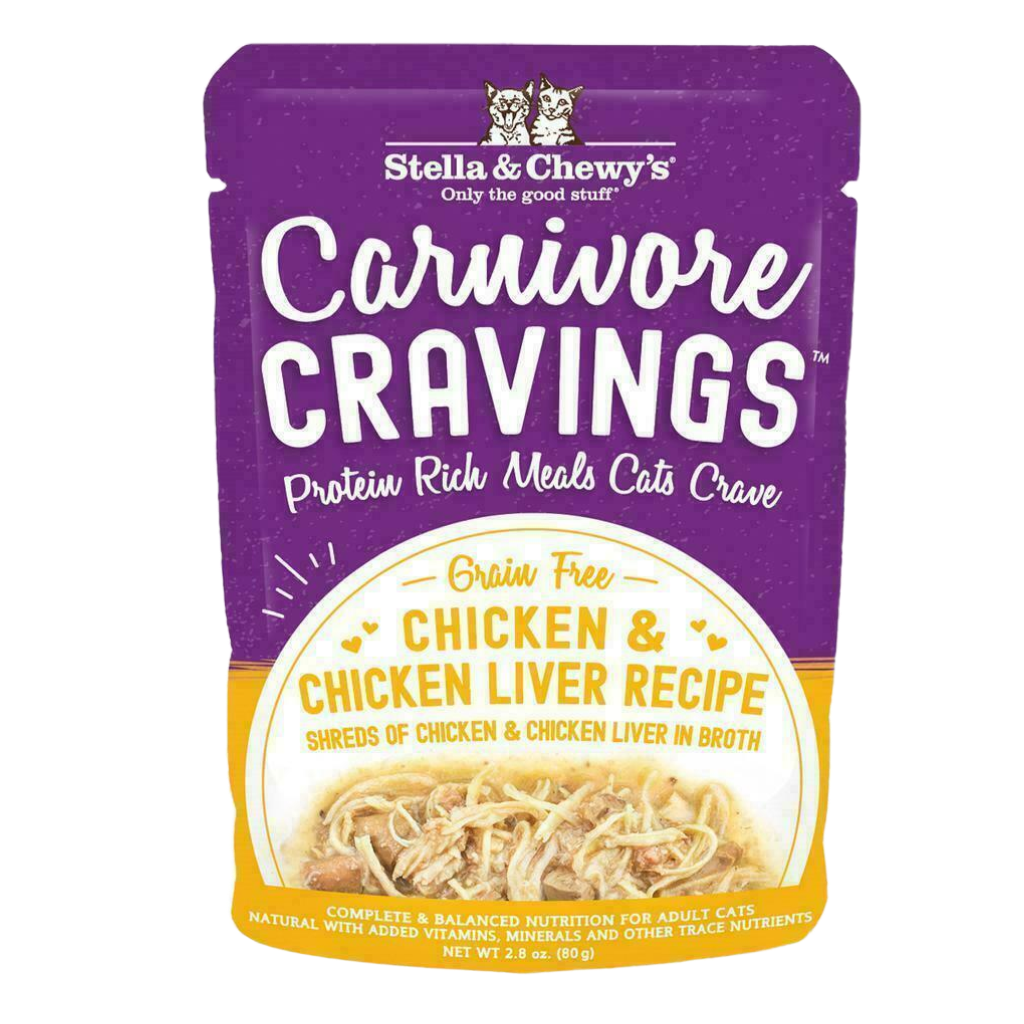 Stella & Chewy's Cat Carnivore Cravings, Chicken & Chicken Liver Recipe, 2.8-oz image number null
