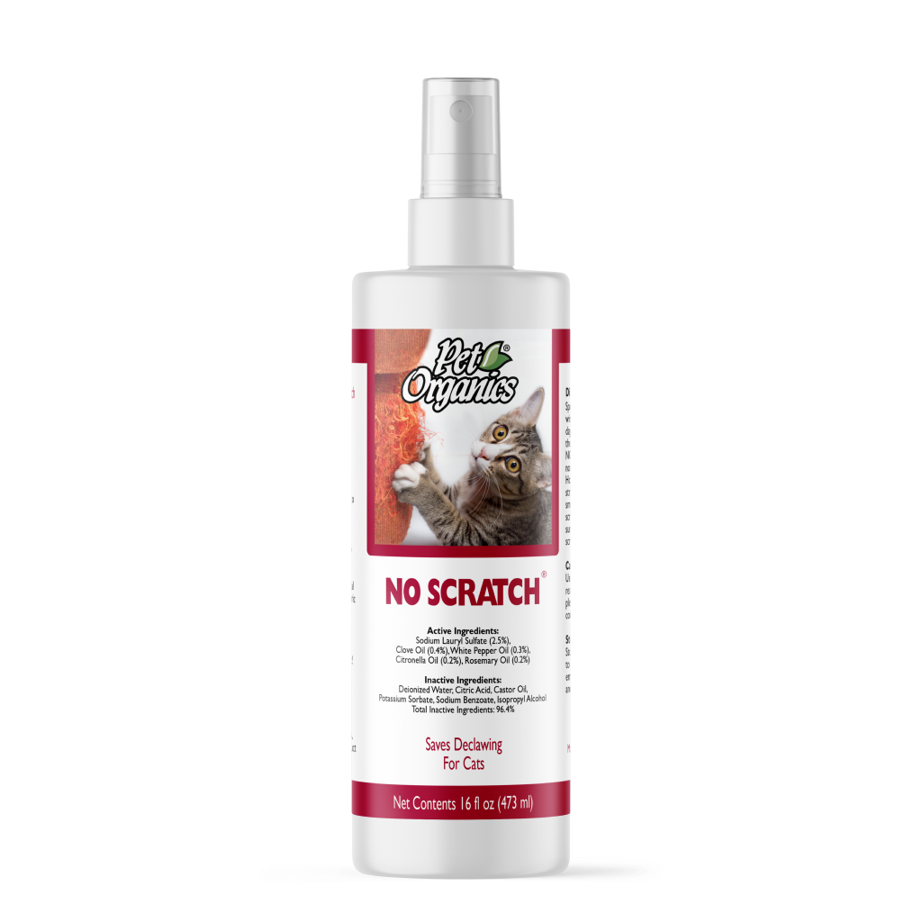 Pet Organics No Scratch Cat Scratching Deterrent, Stop Unwanted Scratching, Spray, 16-oz, Made In The USA image number null
