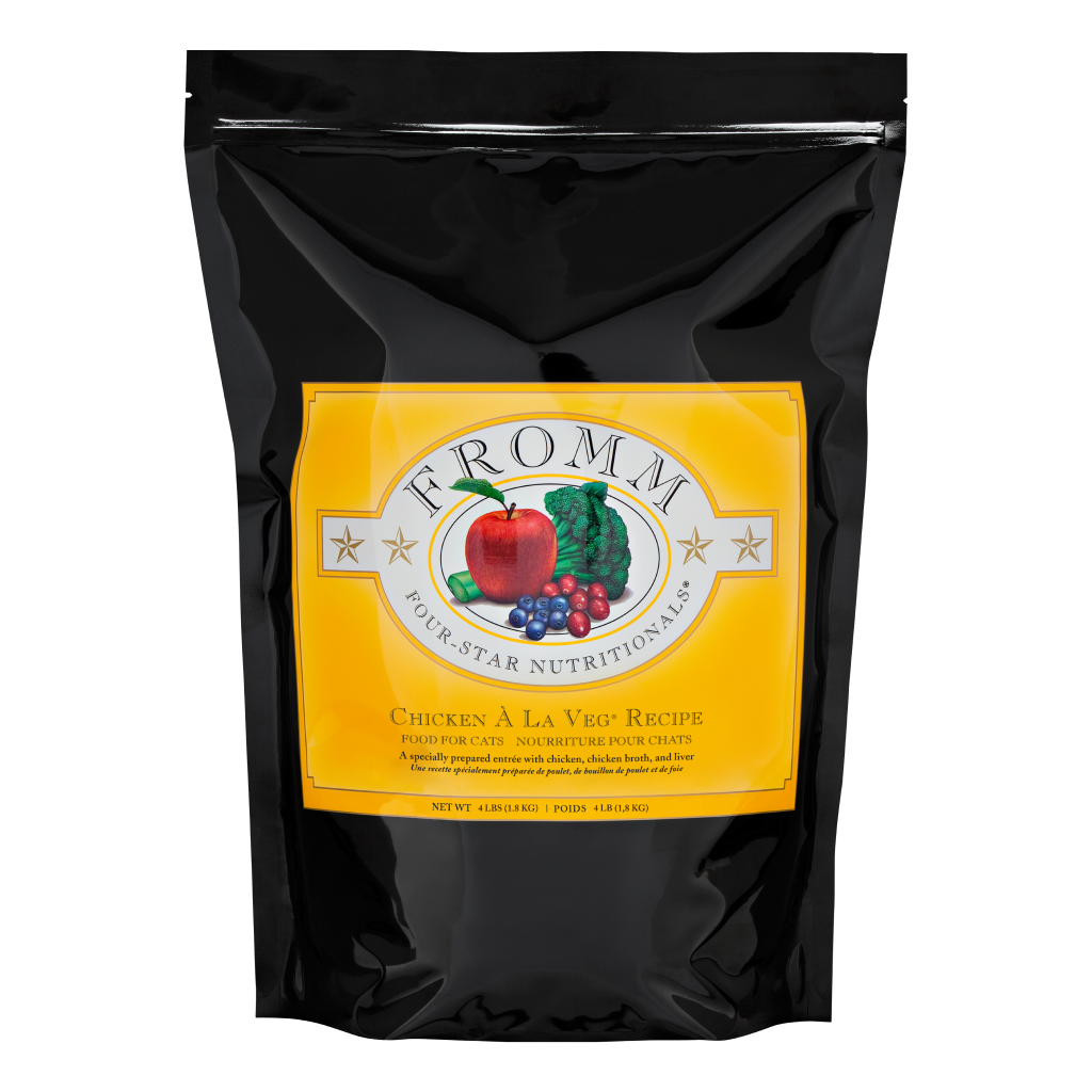 Fromm Four-Star Nutritionals® Chicken À La Veg® Food for Cats, 4-lb image number null