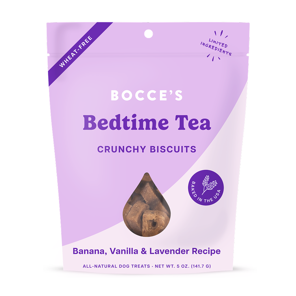 Bocce's Bakery Bedtime Tea Biscuit Dog Treats, 5-oz image number null
