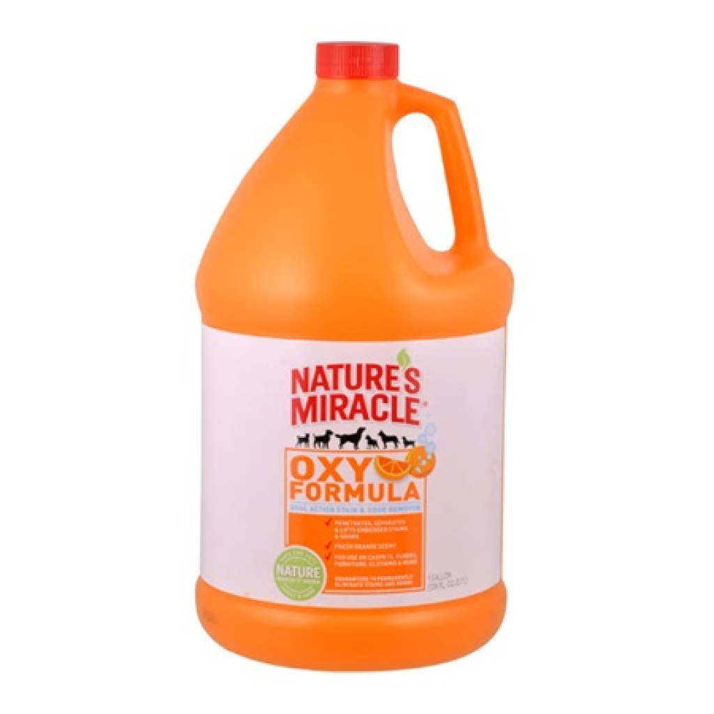 Nature’s Miracle Dog Oxy Formula Stain And Odor Remover, 1-gal image number null