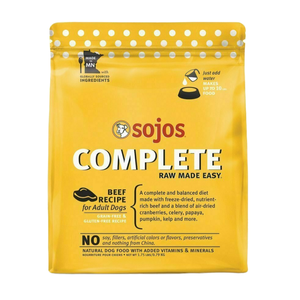 Sojos Complete Adult Dog Food - Beef, 7-lb image number null