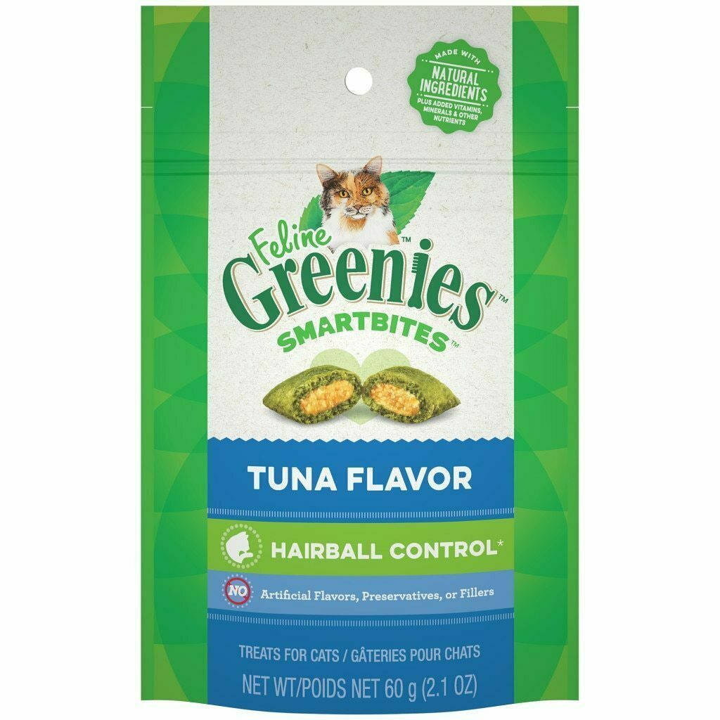 Greenies - Smartbites Cat Adult Hairball Tuna Hard   2.1-oz image number null