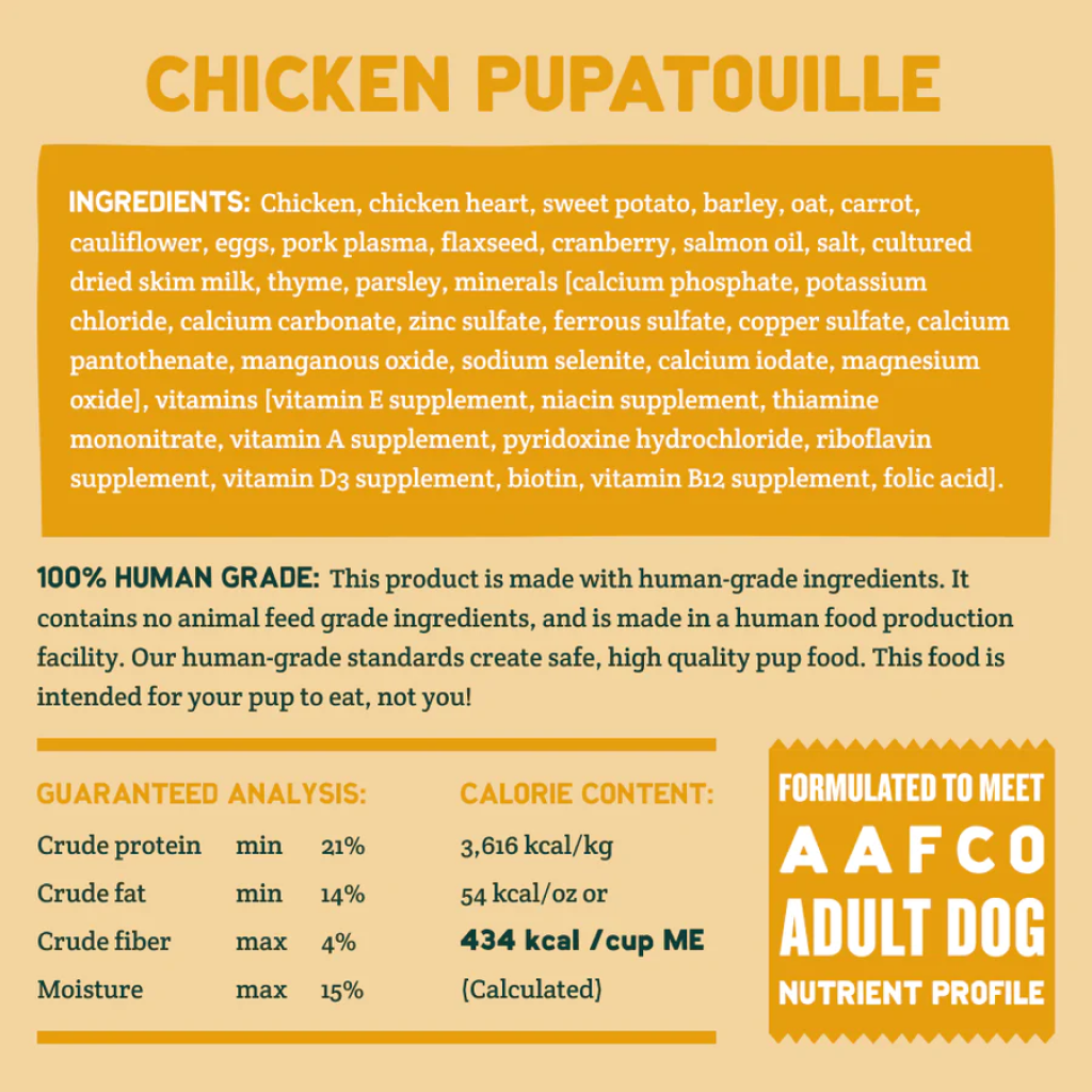 A Pup Above Air-Dried Chicken Pupatouille Cubies, 2-lb image number null
