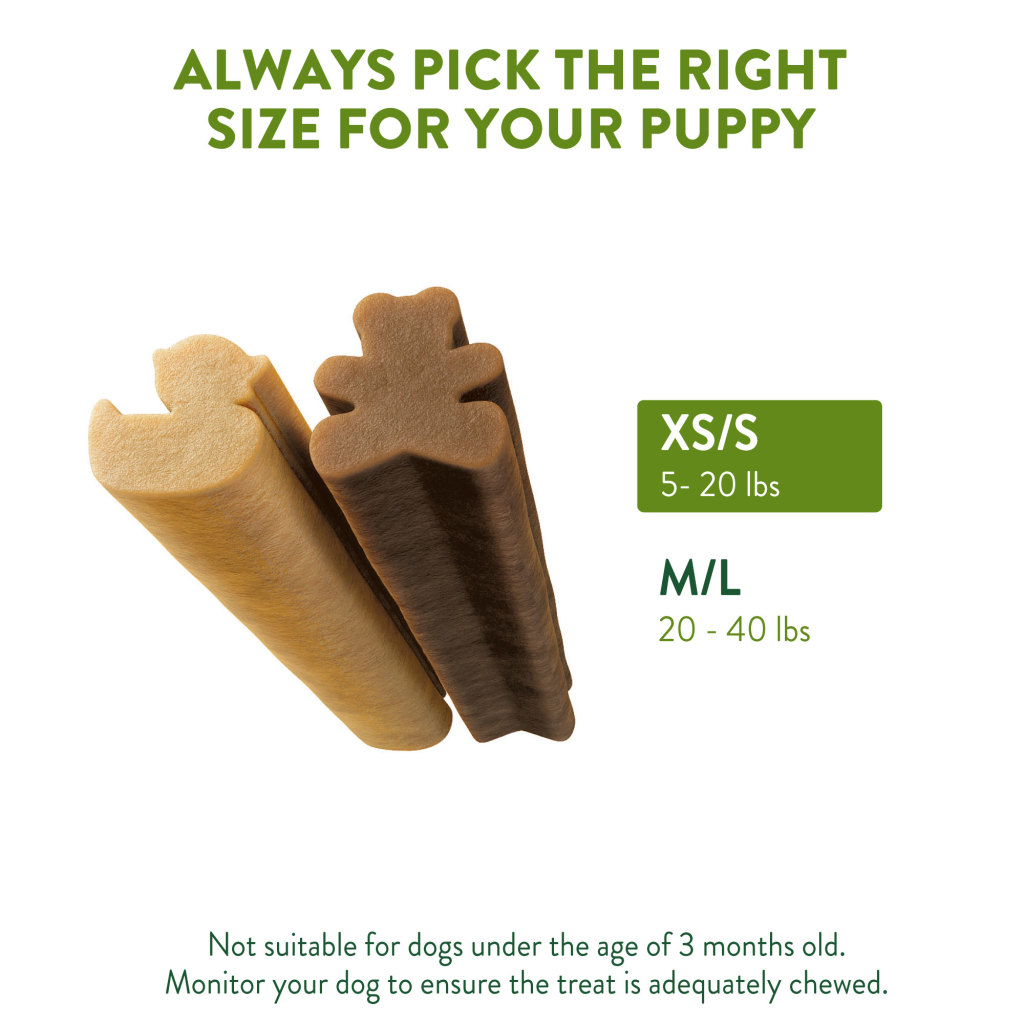 Whimzees Dog Puppy Breed Natural Dental Chews, X-Small/Small image number null