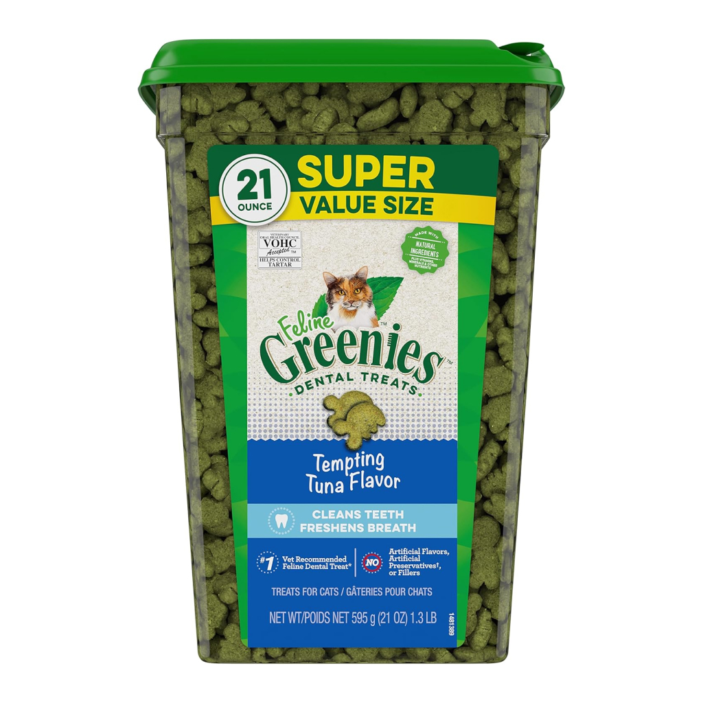 Greenies Feline Smartbites Healthy Indoor Natural Treats for Cats, Tuna Flavor image number null