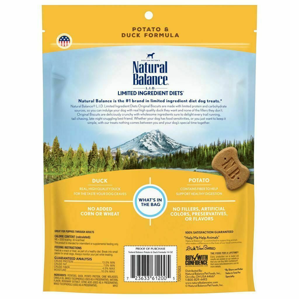 Limited Ingredient Treat Potato And Duck Dog Treat image number null