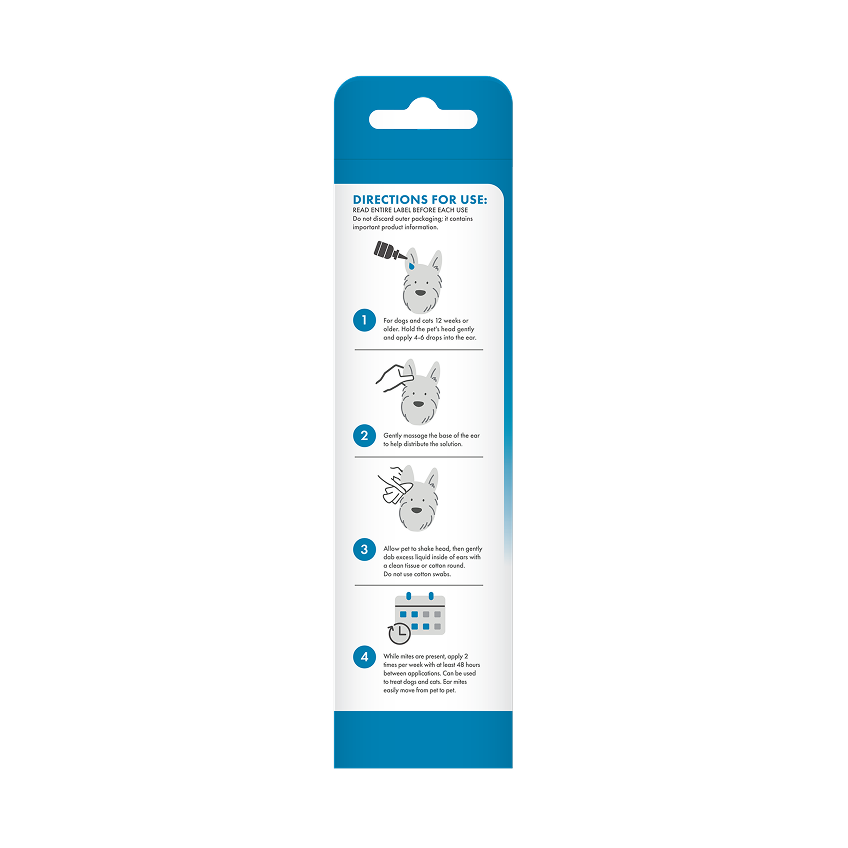 TropiClean HomeVet Ear Mite Treatment, 2-oz image number null
