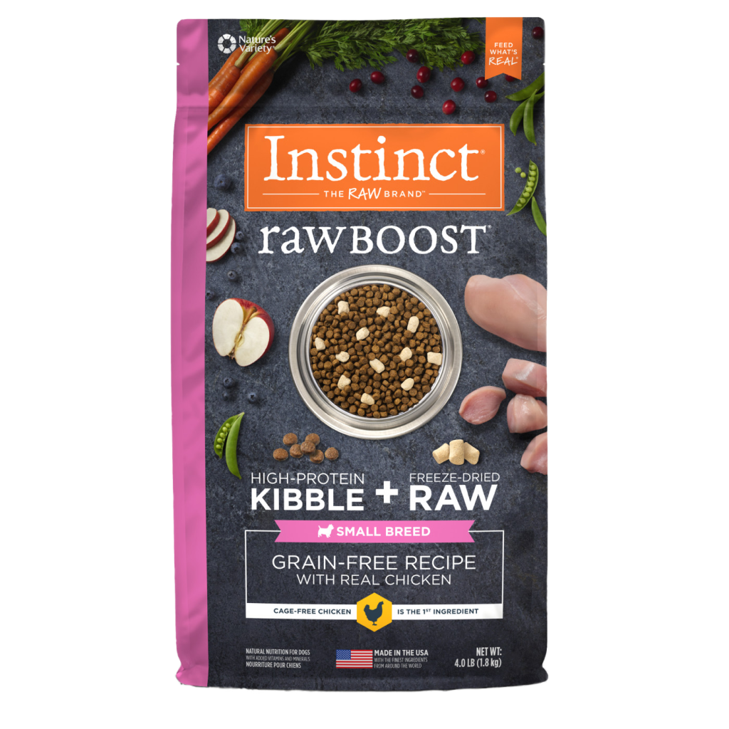 Instinct Raw Boost Small Breed Chicken Dry Dog Food, 4-lb image number null