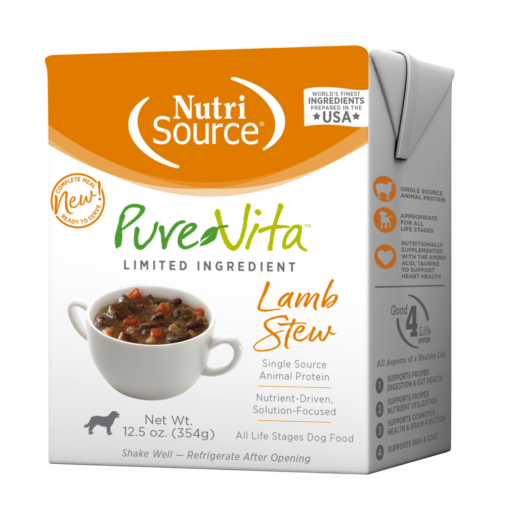 Buy NutriSource PureVita Wet Dog Food Lamb Stew for USD 3.29 CentinelaFeed