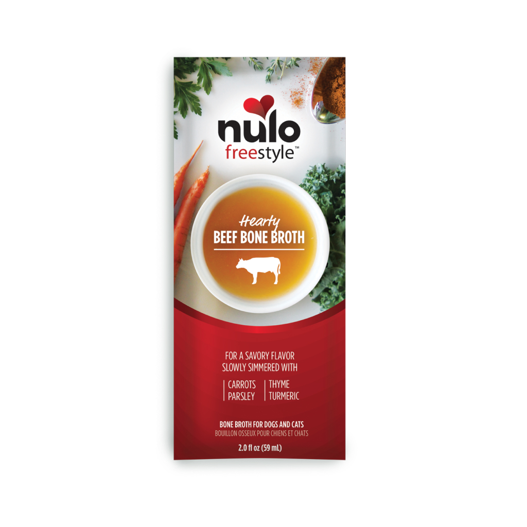 Nulo FreeStyle Dog Cat Beef Bone Broth, 2-oz image number null