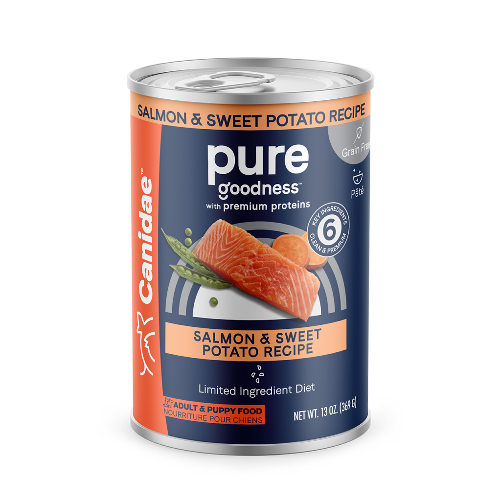 Canidae Grain Free Salmon & Sweet Potato Recipe Dog Can, 13-oz image number null