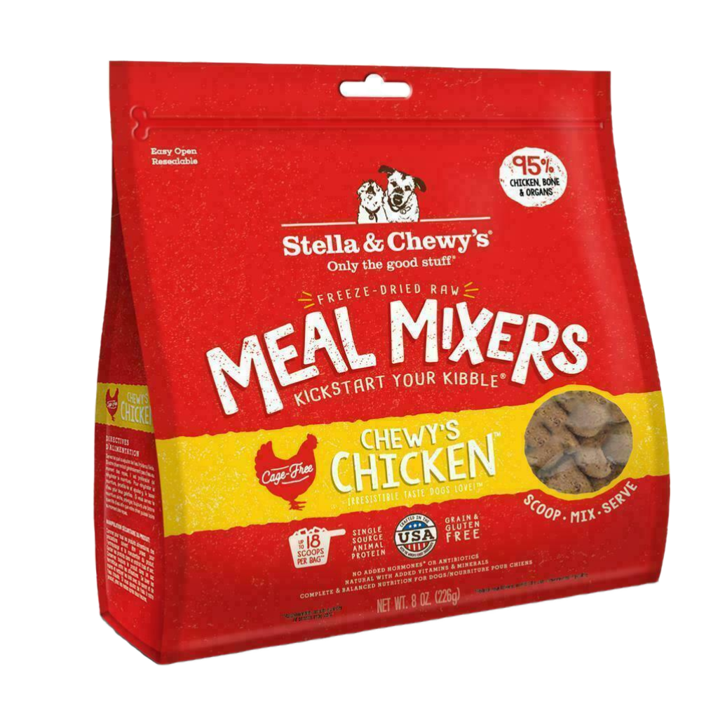 Stella & Chewy's Dog Freeze-Dried Raw, Chewy's Chicken Meal Mixers, 8-oz image number null