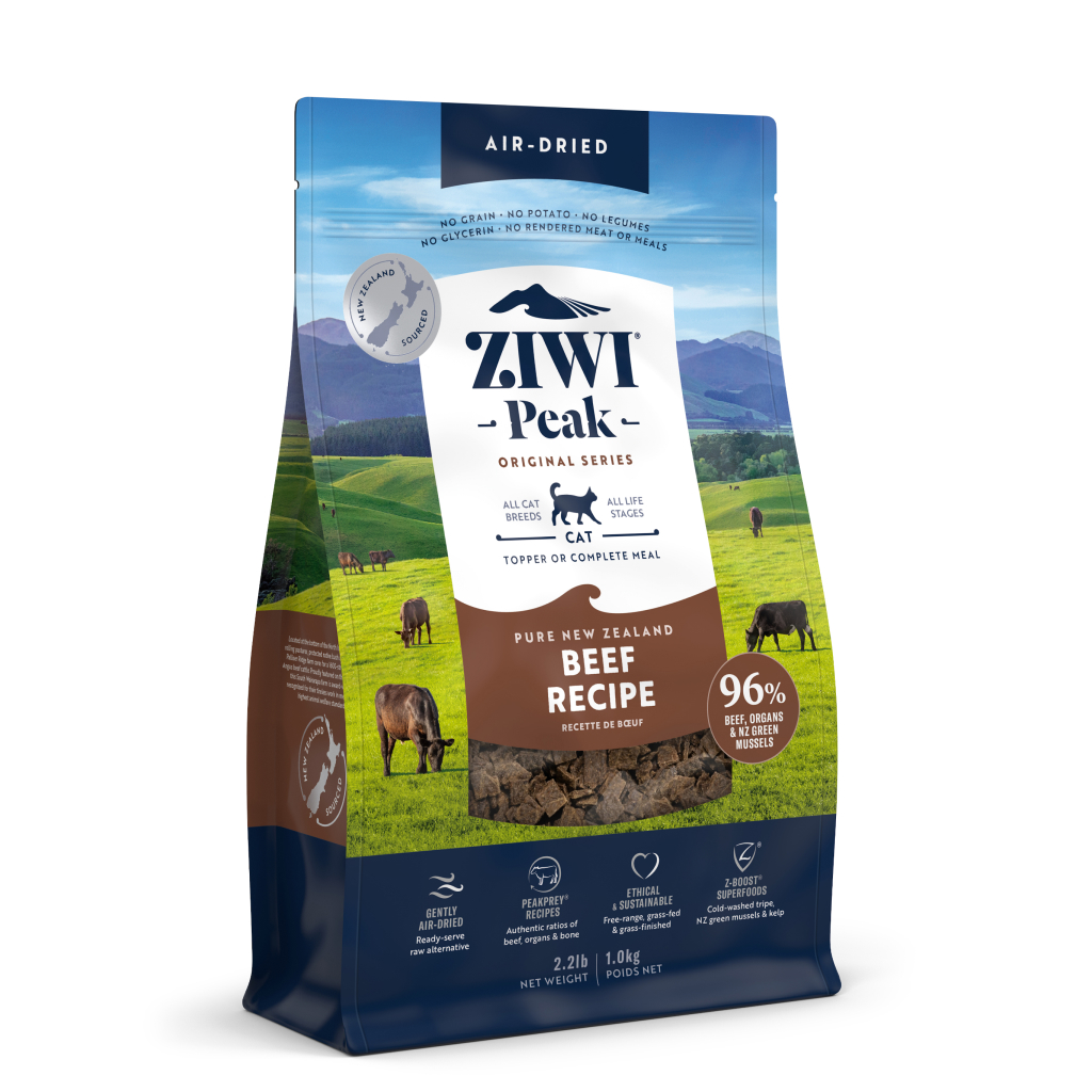 ZIWI Peak Air-Dried Beef Recipe Cat Food, 2.2-lb image number null