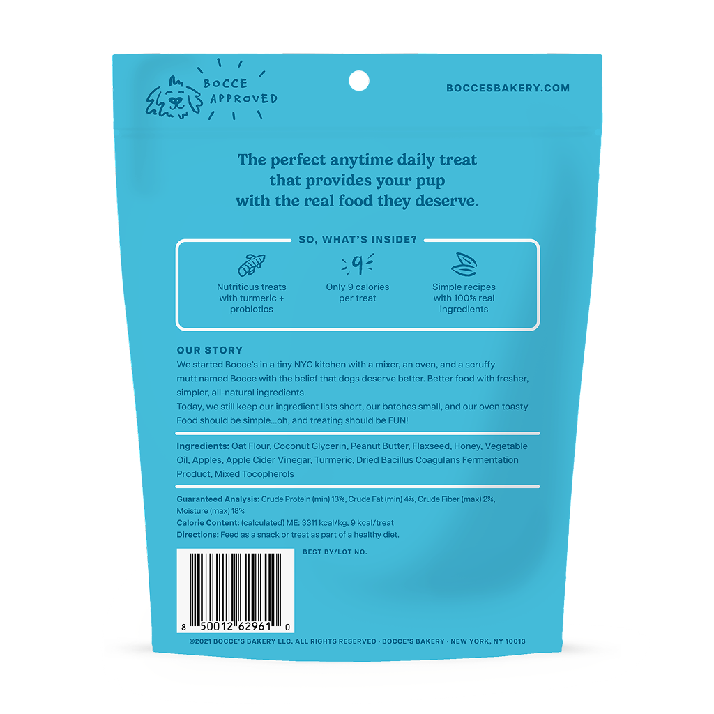 Bocce's Bakery Dailies Super Shield Soft & Chewy Dog Treats, 6-oz image number null