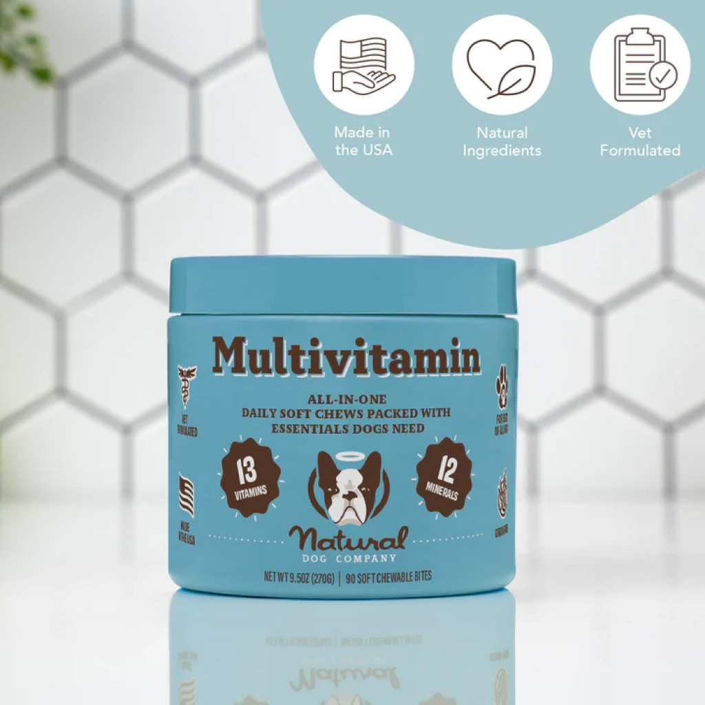 Natural Dog Company Multivitamin Chews, 90 count image number null