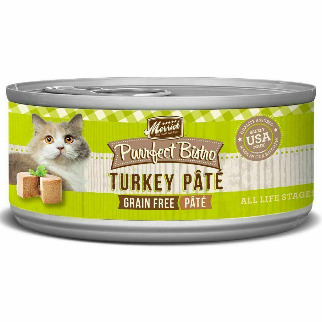 Merrick Purrfect Bistro Grain Free Turkey Recipe Pate image number null