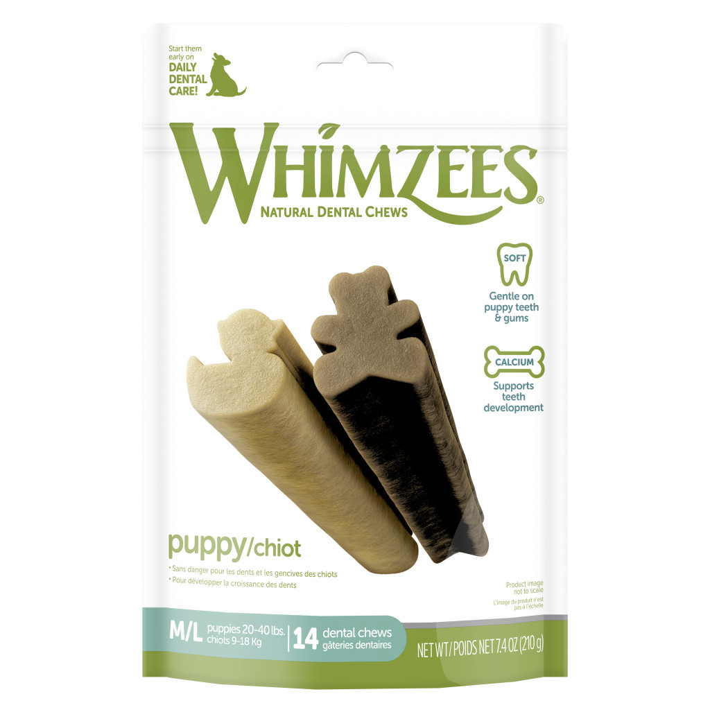 Whimzees Dog Puppy Breed Natural Dental Chews, X-Small/Small image number null