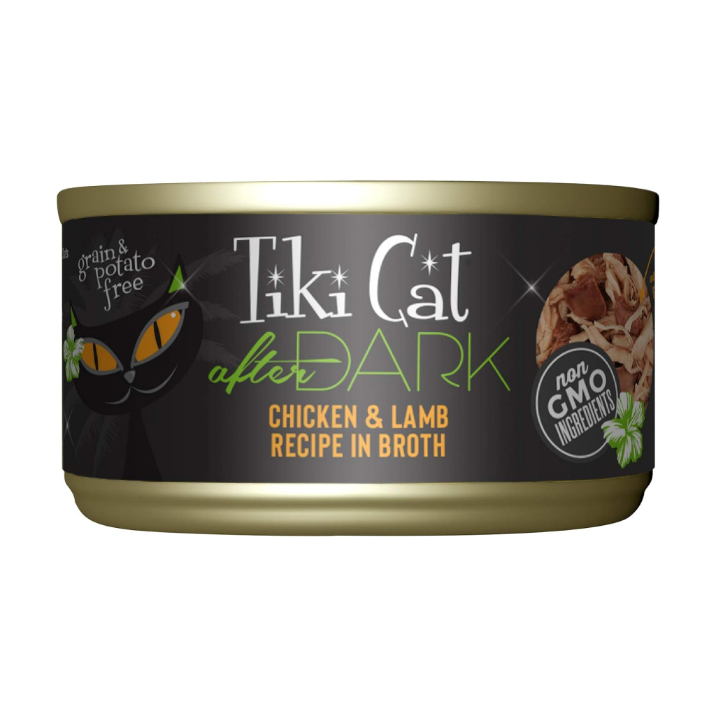Tiki Cat After Dark Wet Cat Food Chicken & Lamb Can, 2.8-oz image number null