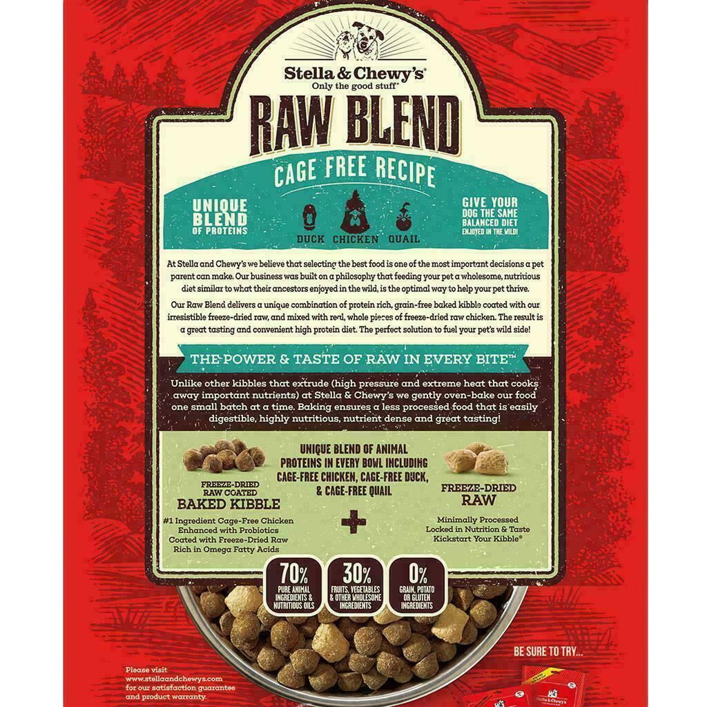 Stella & Chewy's Dog Raw Blend Kibble, Cage-Free Recipe image number null