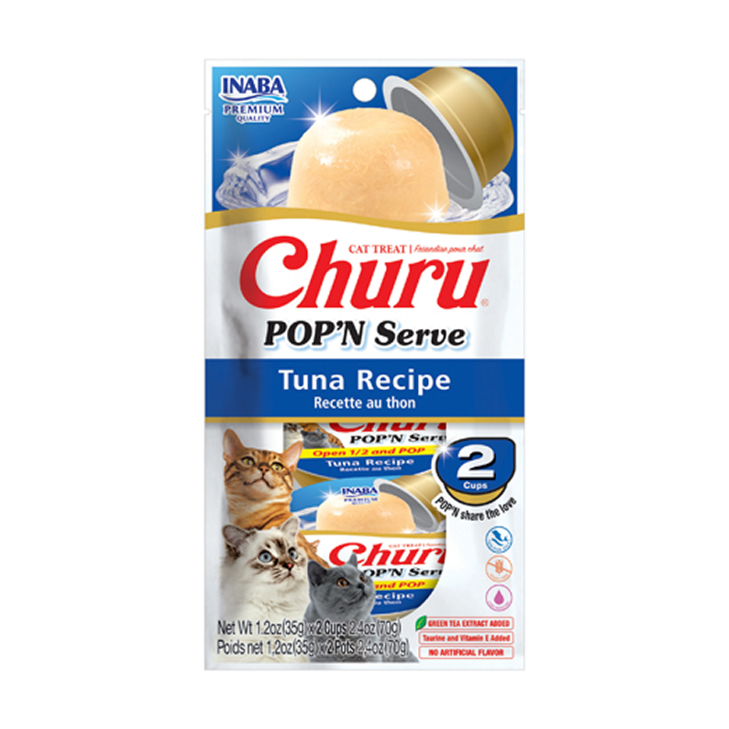 Churu Pop N Serve Tuna Recipe Cat Treats, 2-pk image number null