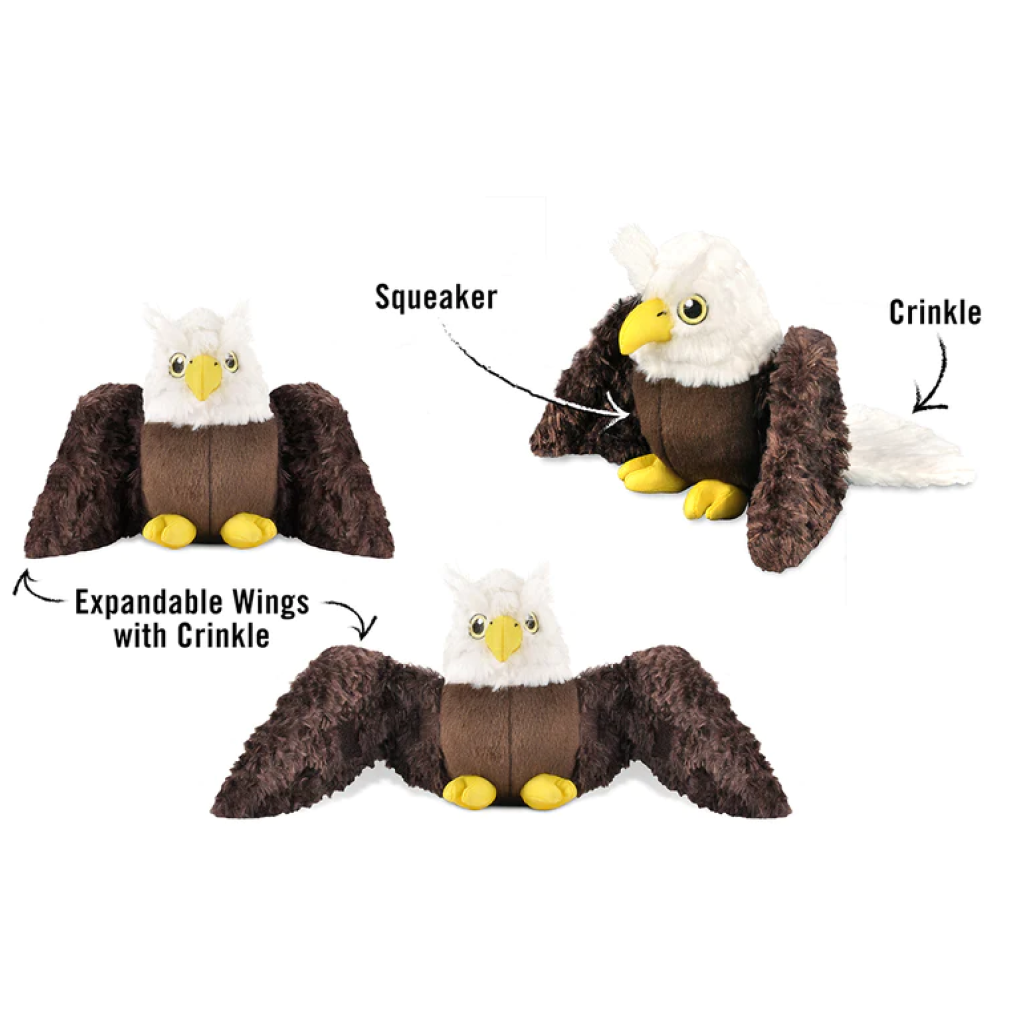 P.L.A.Y. Pet Eagle Bird Plush Toy, 1-count image number null