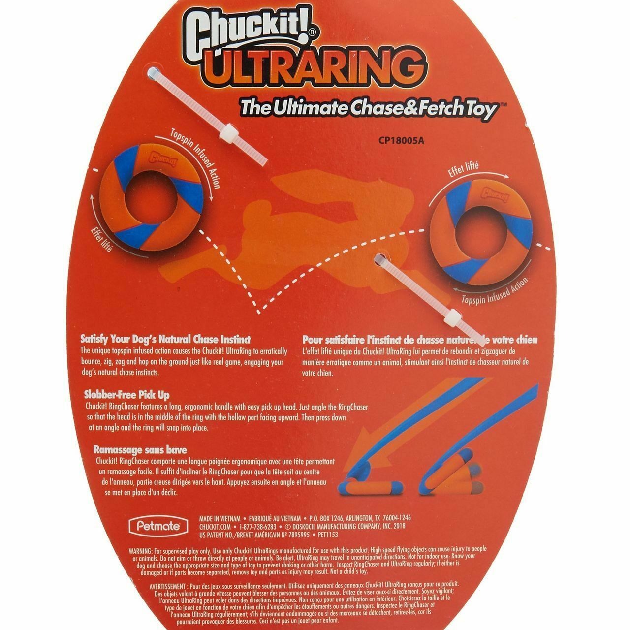 Chuckit! Ultra Ring Dog Toy, 1-count image number null