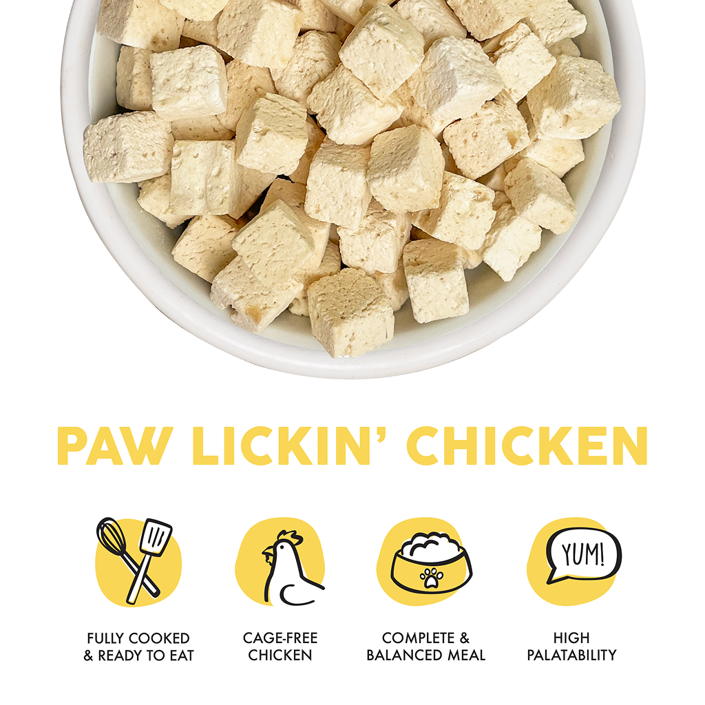 Weruva Cat Freeze Dried Paw Lickin' Chicken, 7-oz image number null