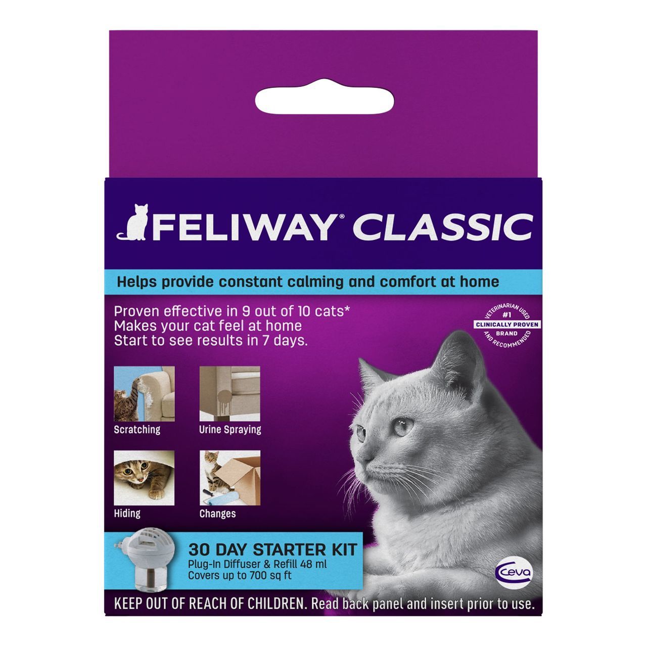 Feliway Classic Diffuser Refill for Cats | Constant Calming & Comfort at  Home (2 Pack(48 ml))