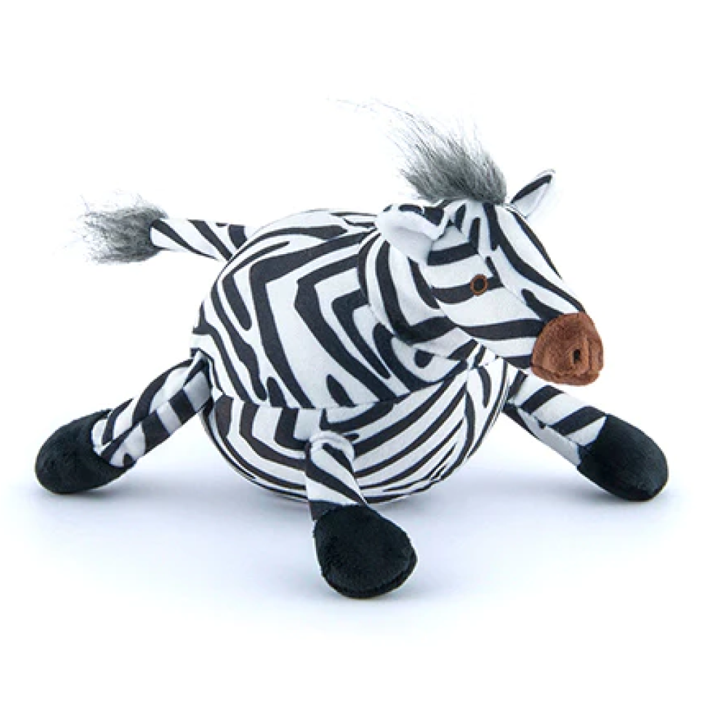 P.L.A.Y. Pet Zebra Safari Plush Toy, 1-count image number null