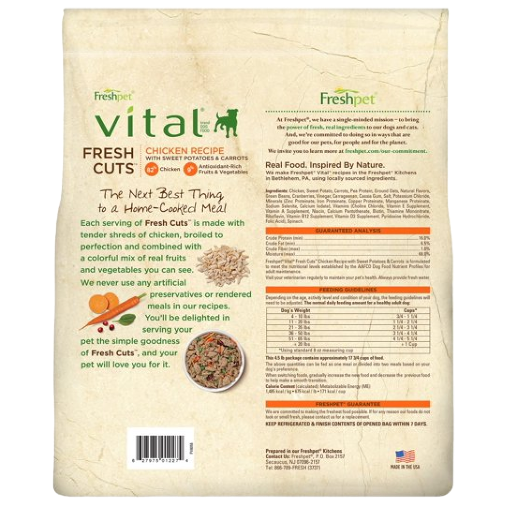 Freshpet Vital Fresh Cuts 4.5-lb image number null