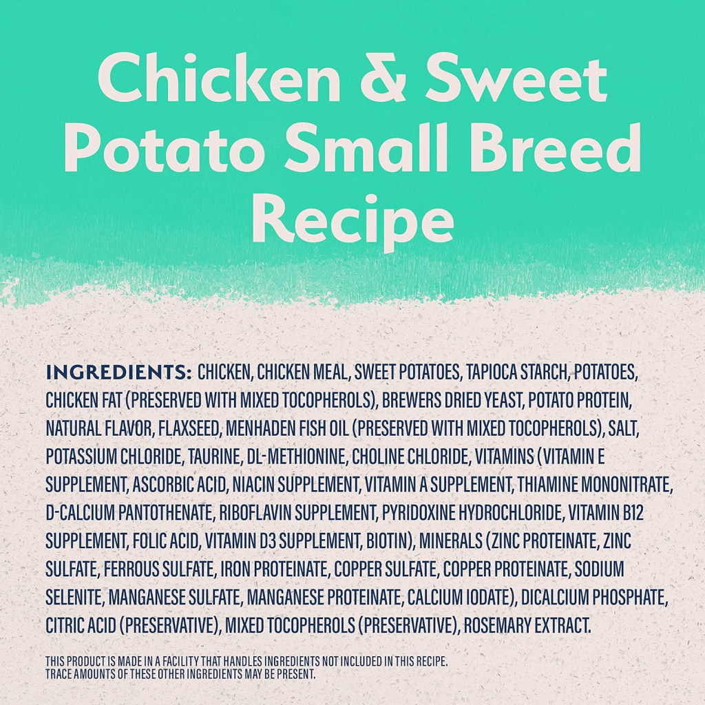 Natural Balance Limited Ingredient Chicken And Sweet Potato Small Breed Dry Dog Food, 12-lb image number null